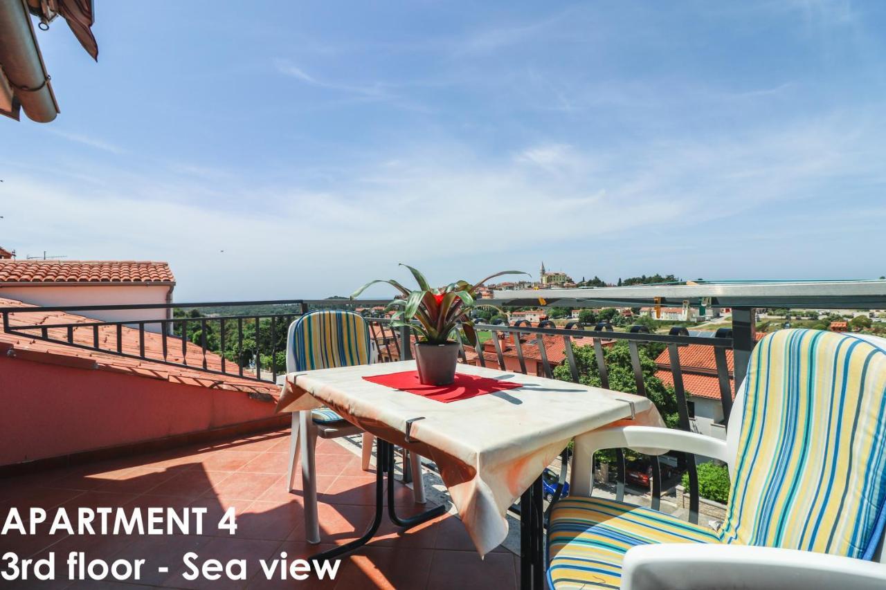 Beautiful Sea View Apartments - Niko Ceko Vrsar Zewnętrze zdjęcie
